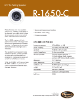 Klipsch R-1650C - Brochure 